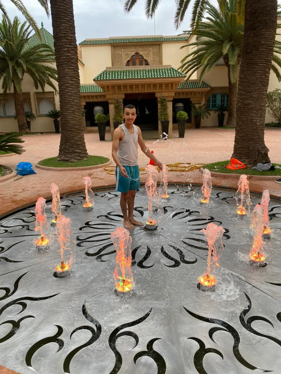 Installation fontaine décorative